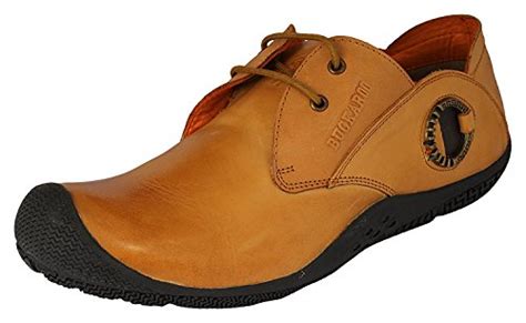 Buy Buckaroo Mens Leather Lace Up Casual Shoes Tan at Amazon.in