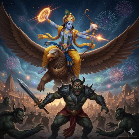 Diwali Story for Kids in English | Rama, Sita & Krishna Tales with ...