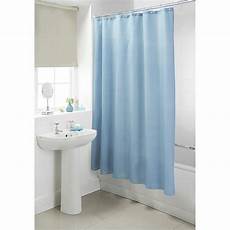 Light Blue Shower Curtain by B M Plain Shower Curtain 180 X 180cm 302725 B M Light Blue Shower Curtain