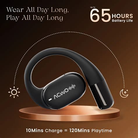 DwOTS SENSE | Open Ear Earbuds with Up To 65H Playtime – ACwO