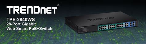 TRENDnet 28-Port Gigabit Web Smart PoE+ Switch