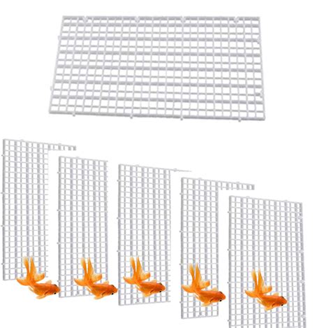 Buy 6 PCS Aquarium Fish Tank Divider Plastic Egg Crate Tray Grid ...