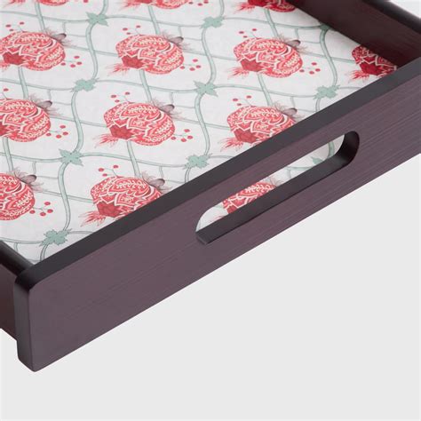 Buy Corsica Mystic India Wood Printed Serving Tray - 31x30.5cm from ...