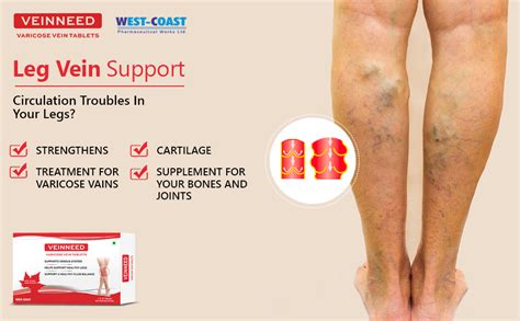 Buy WEST-COAST Veinneed Varicose Vein Tablet with Grape Seed Extract ...