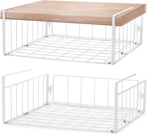 Chainplus Under Cabinet Organizer Shelf, 1 Pack Wire Rack Hanging ...