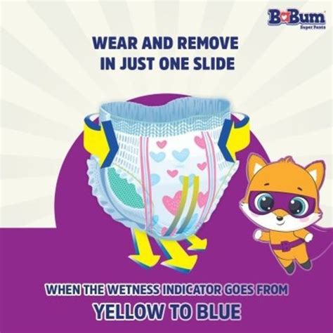 Babum Super Pants Premium Diaper | Wetness Indicator - M - Buy 112 ...