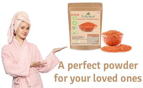Twacha World 100% Natural Masoor Dal (Red Lentils) Powder For Herbal ...