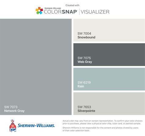 Good exterior palette Sherwin-Williams: Network Gray (SW 7073 ...