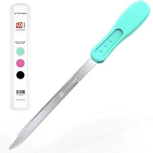 Uncommon Desks Office Letter Opener - Single-Pack, Stainless Steel ...