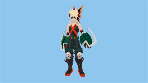 Download Katsuki Bakugo Hero Costume Wallpaper | Wallpapers.com