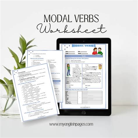 Image result for Modals Worksheet
