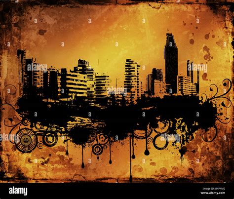 Grunge City Backgrounds