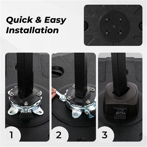 HOMSHADE Cantilever Umbrella Base 253lb-363lb, India | Ubuy