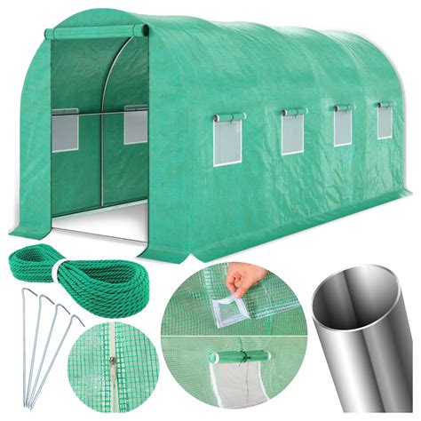 Fóliový tunel 400 x 250 cm 10 m² zelený - Allegro
