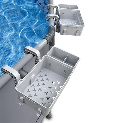 Amazon.com: Blue Bay Poolside Storage Basket 2 Packs, Above Ground Pool ...