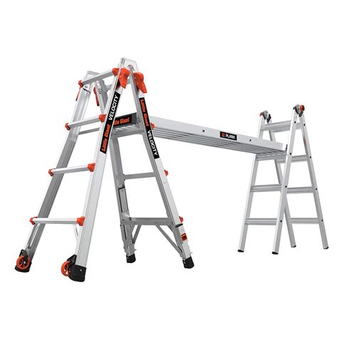 Little Giant Ladders, Velocity with Wheels, M17, 17 Ft, Multi-Position ...