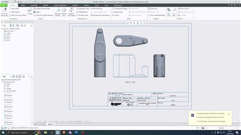 Image result for Creo Drafting Tutorial