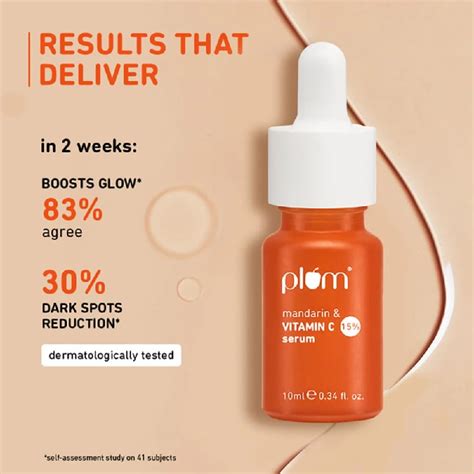 Buy Plum 15% Vitamin C Face Serum | The Desi Food