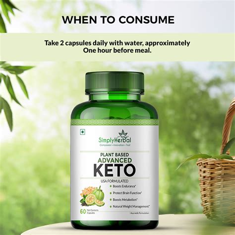 Simply Herbal Advanced Keto USA Formulated 1000mg - 60 Capsules ...