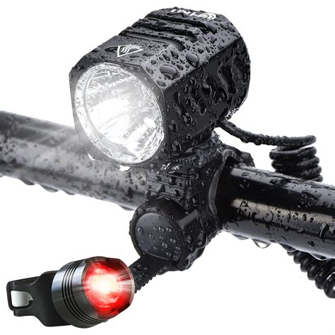 Super Bright Bike Light USB Rechargeable, Te-Rich 1200 Lumens ...