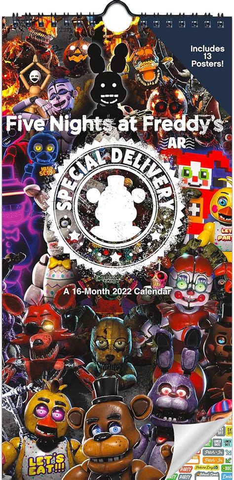Buy Five Nights at Freddys Calendar 2022 -- Deluxe 2022 Five Nights at ...
