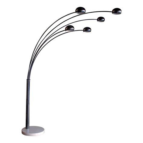 Danish 1960s Five-Arm Arc Floor Lamp | Floor lamp, Arc floor lamps, Lamp