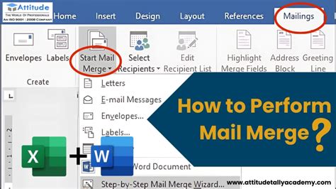 Image result for Using Mail Merge