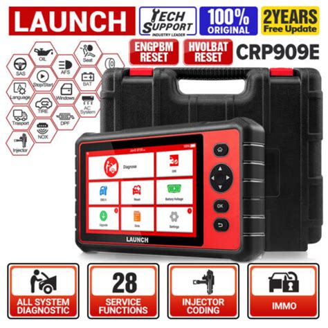 Buy LAUNCH X431 CRP909X Pro Full System Diagnostic Tool OBD2 Scanner ...