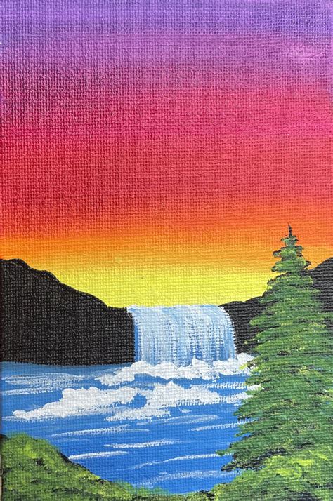 Simple Sunset Painting Ideas
