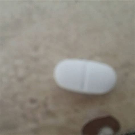 White Oval Pill L612