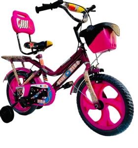 VK BIKES 14 T STICH V.K MODEL (VKW) NEW PVC COLOR (PINK) FOR 2-4 YEAR ...