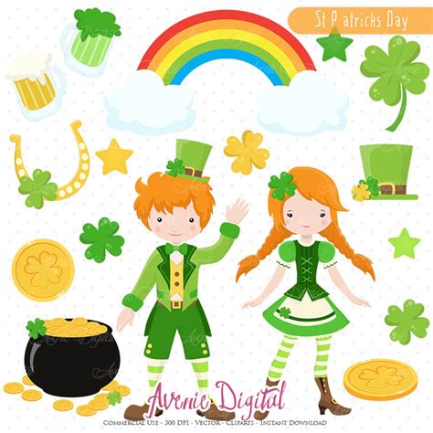 St Patricks Day Clip Art Scrapbook saint Patricks Day Clipart ...