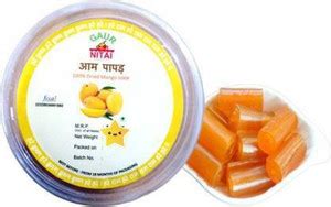 GAUR NITAI Mango Papad (Aam Papad), Aam Raas 250Gm Box Price in India ...
