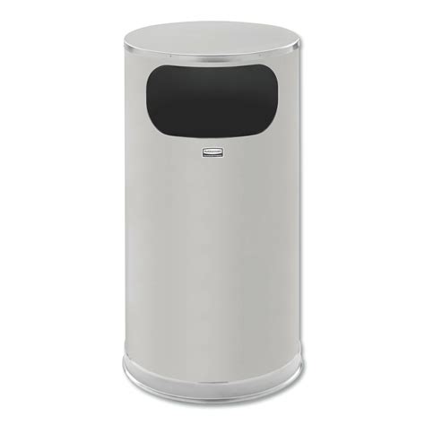 Rubbermaid Commercial Products European Metallic Receptacle 12 Gallon ...