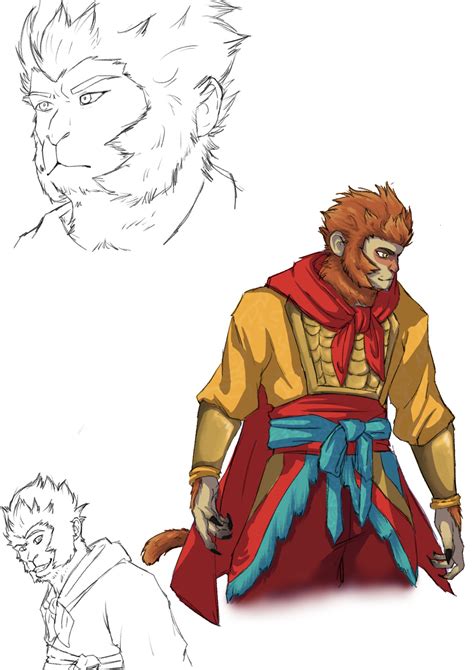 Currently hyperfixating on Black Myth Wukong and Monkey Kid, So heres ...