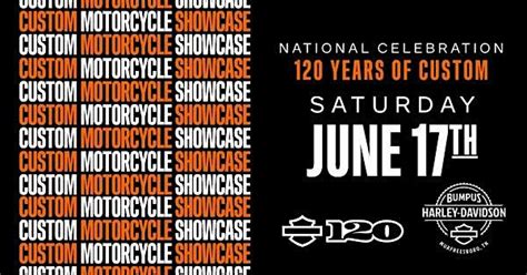120 Years of Custom Motorcycle Showcase, Bumpus Harley-Davidson Memphis ...