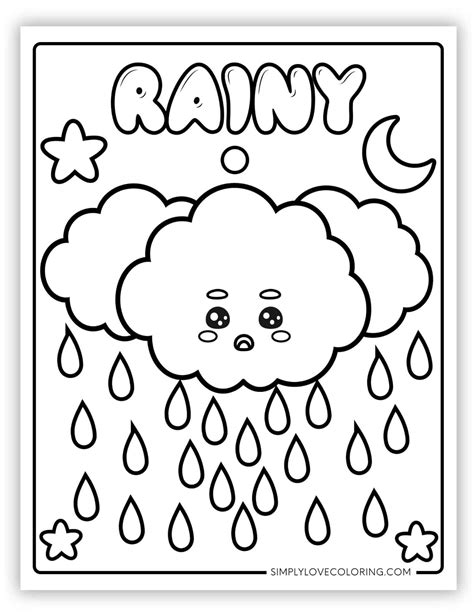 25 Weather Coloring Pages (Free PDF Printables) – COLORING BOOKS ...