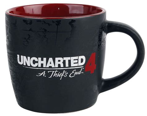 Uncharted 4 A Thiefs End Mug Compass Map | Desertcart INDIA