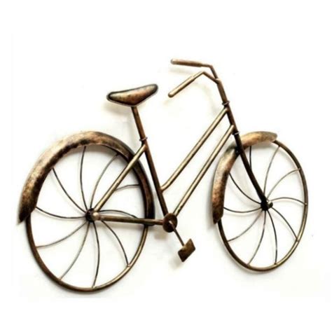 Antique Ride Cycle Metal Wall Art for living room (36 x 21 Inches ...