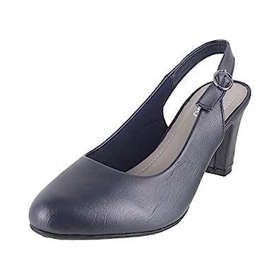 Buy Metro Women's Blue/Navy Pumps - EURO37/UK4(31-8125-17-37) at Amazon.in