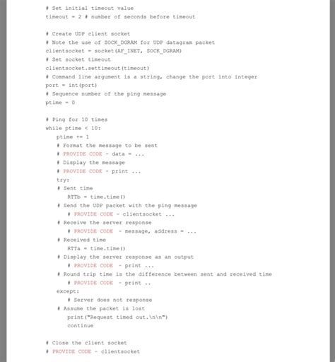 Image result for UDP Sockets and Pinger Python