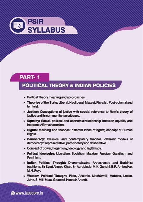 PSIR Optional - BA(P) political science - Studocu