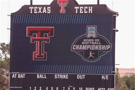 Texas Tech vs. Brown softball live updates: Start time, TV channel