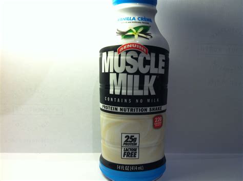 Crazy Food Dude: Review: Muscle Milk Vanilla Creme Protein Shake