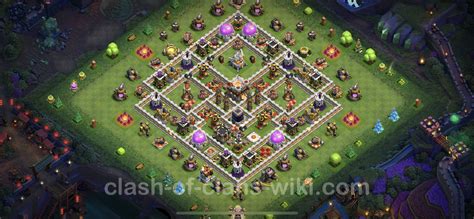 Best Anti 3 Stars Base TH11 with Link, Hybrid - Town Hall Level 11 Base ...