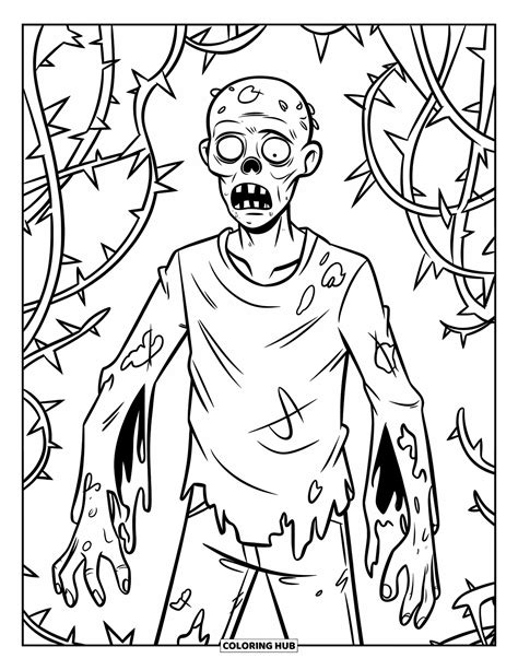 80+ Zombie Coloring Pages for Kids & Adults (Free Printable PDFs)