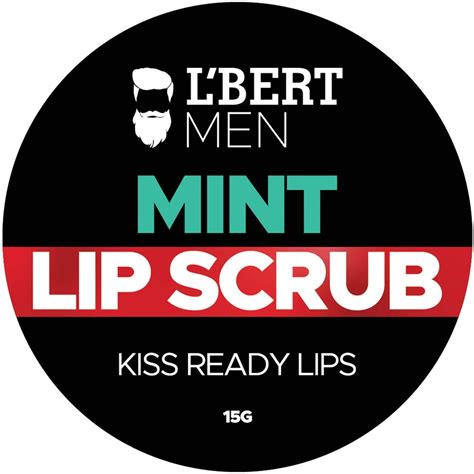L'BERT Mint Lip Scrub, Kiss Ready Lips for Lightening & Brightening ...