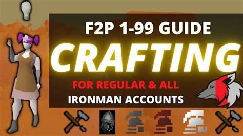 OSRS Ironman Crafting Guide from Level 1 to 99 - OSRS Money Making Guide