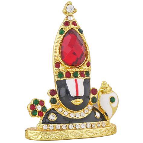 Buy Estele Gold Plated Lord Venkateshwara Idol Online