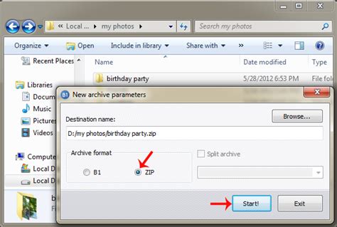How to compress files into zip archive with 3 clicks